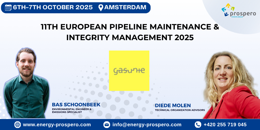 11th European Pipeline Maintenance & Integrity 2025 | Gasunie Speakers Spotlight